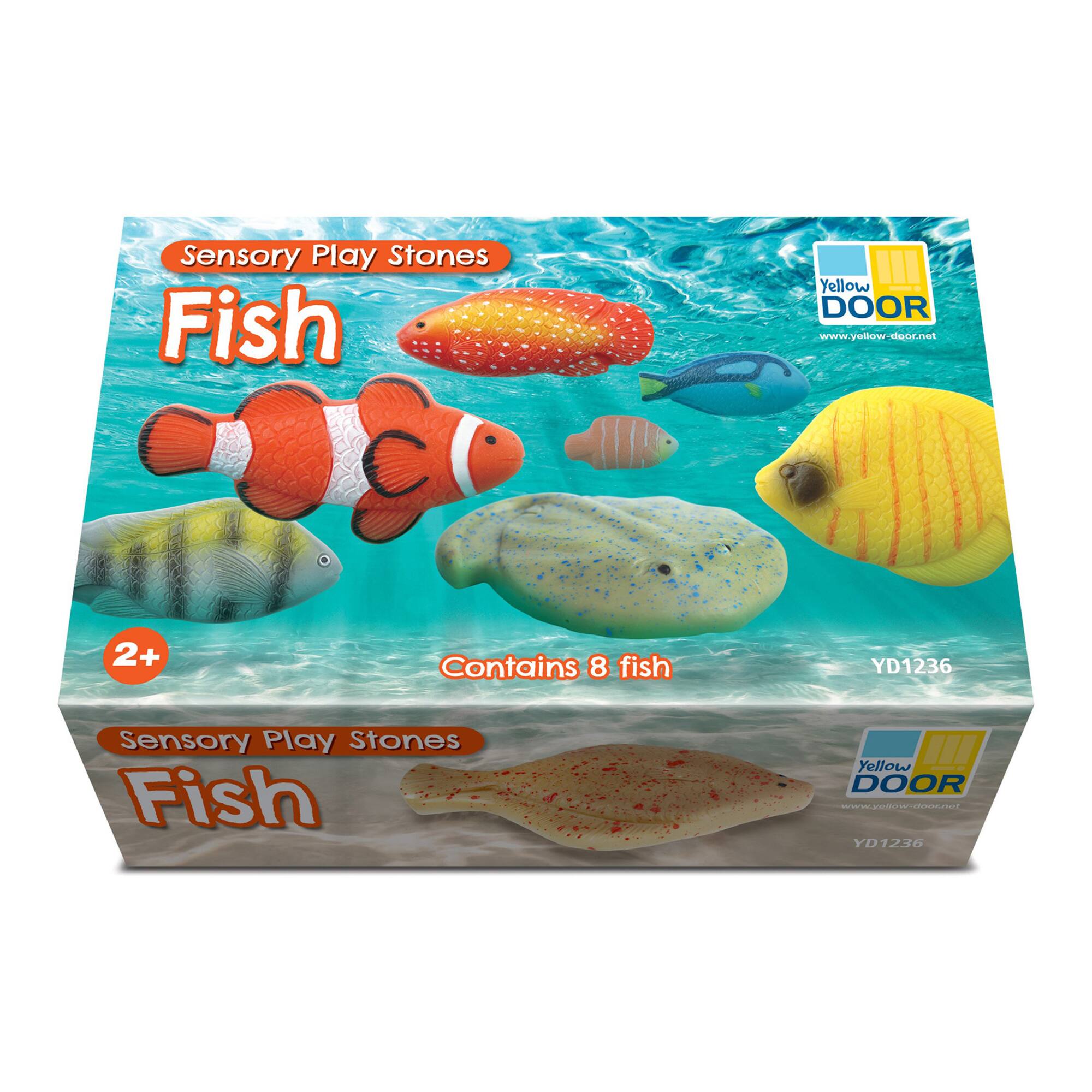 Yellow Door Fish Sensory Play Stones Set